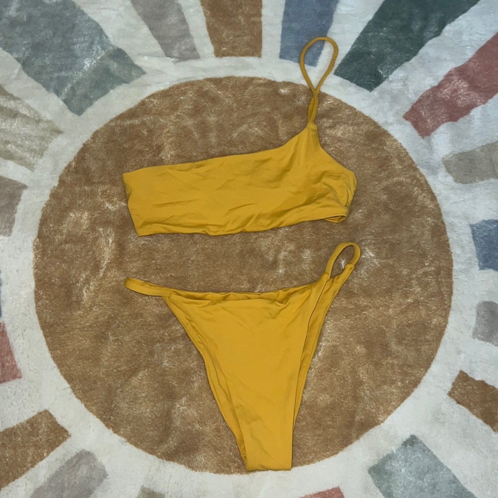 toast swim iced mango bikini and string bottoms